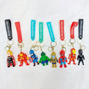 Avengers 8 Design Set 3D Keychain (12 Pieces in Packet) 40pp/-