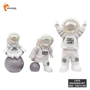 Cute Astronaut 3pcs Set Action Figure 5/8/12cm