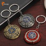 Captain America Star Rotating Keychain Mix Color (Pack of 5) 48/- Per Piece