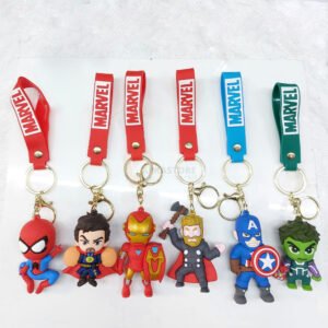 Avengers 6 Design Set 3D Keychain (12 Pieces in Packet)