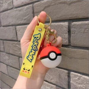 Red Pokeball 3D Keychain (Pack of 5) 40 pp/-