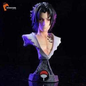Action Figure Naruto Sasuke Uchiha Bust 15cm