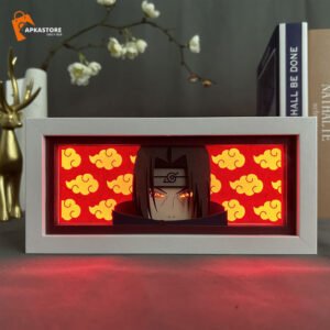 Naruto Itachi Uchiha Anime Light Box Lamp