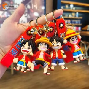 Luffy 4 Design 3D Keychain (12 Pieces in Packet) 38/-pp