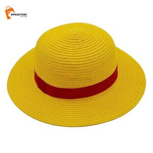 One Piece Luffy Yellow Hat Unisex Adult Size