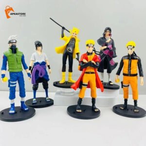 Naruto 6 Character Set 17cm Action Figure