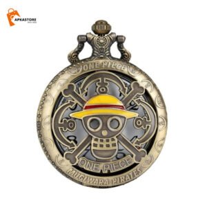 Anime One Piece Pocket Watch Keychain