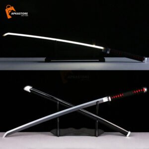 Anime Tanjiro Black Neon Katana 104cm