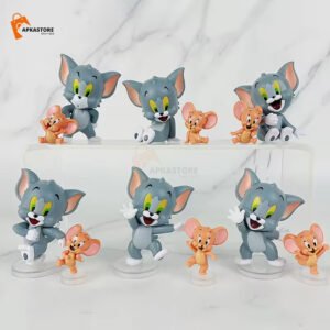 Tom and Jerry 12pcs Set 6.5cm Action Figure