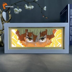 Demon Slayer Zenitsu Anime Light Box Lamp