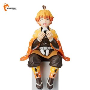 Zenitsu Agatsuma Sitting Action Figure 15cm