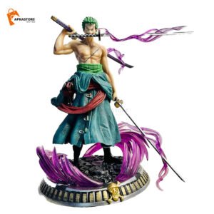 Roronoa Zoro Standing 24cm Action Figure (Double Head) ( Blister+Box)