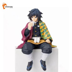 Giyu Tomioka Sitting Action Figure 14cm