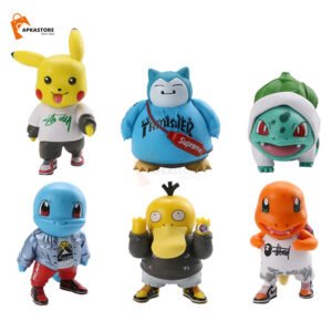 Pokemon 6 Character Set 10cm Action Figure