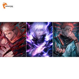 Jujutsu Kaisen 3D Poster (Pack Of 5)