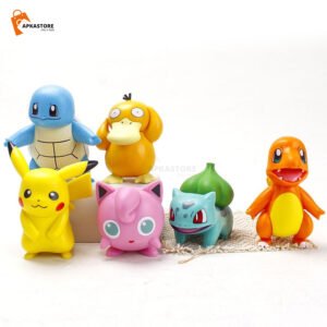 Pokemon 6 Character Set 6-8cm Action Figure