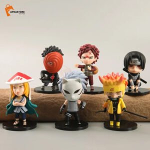 Naruto 6pcs Character Set 10cm Action Figure
