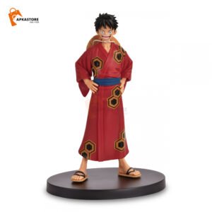 Luffy Standing in Red Dress 16cm Action Figure