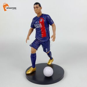 Mbappe Blue & Red Jersey 18cm Footballer Action Figure