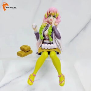 Mitsuri Kanroji Sitting Action Figure 15cm
