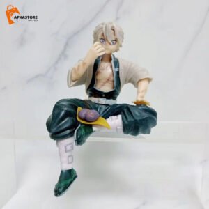 Sanemi Shinazugawa Sitting Action Figure 15cm