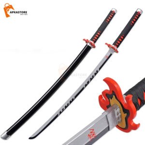 Tanjiro Kamado Nichirin Flame Sword 104cm Wholesale
