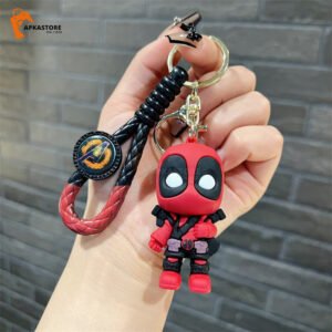 Deadpool Rope 3D Keychain (12pcs Packet) 38/-pp