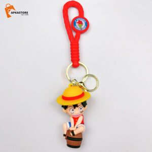 Luffy Rope Strap 3D Keychain (12pcs Packet) 44/-pp