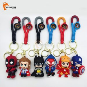 Avengers Rope Strap 3D Keychain (12pcs Packet) 44/-PP