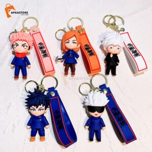Jujutsu Kaisen Sharacters 3D Keychain (12 Piece in Packet- 38/-pp)