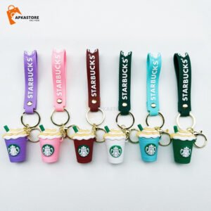 Starbucks Glasses 3D Keychain (12 Pcs Packet) 44/-pp