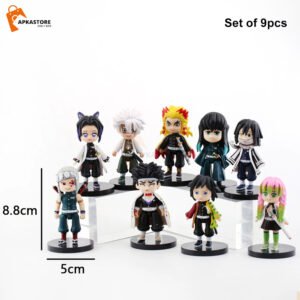 Demon Slayer 9pcs set 8.5cm Height