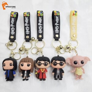 Harry Potter Pop Head Style 3D Keychain (12pcs Packet) 40/-pp