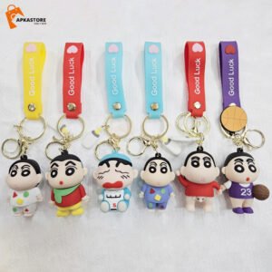 Shinchan 6 Designs Set 3D Keychain (12 Pieces in Packet) 40/-pp