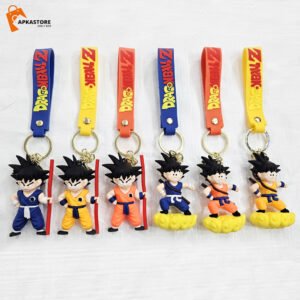 Goku 6 Designs 3D Keychain Set 3 (12pcs Packet) 38/-Per Piece