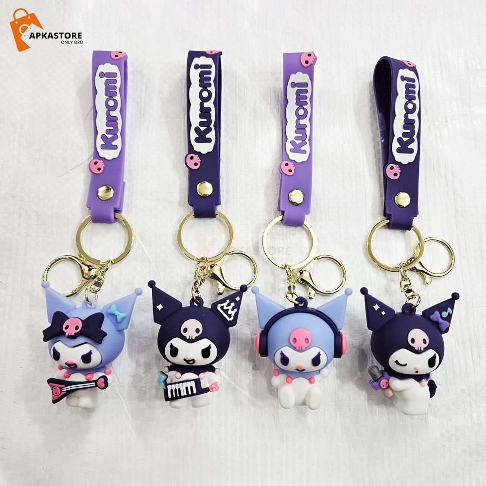 kuromi keychain
