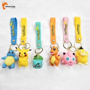 Pokemon 6 Designs 3D Keychain Set (12pcs Packet) 38/-per piece