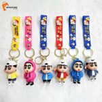 Shinchan 6 Designs 3D Keychain Set (12pcs Packet) 38/-per piece