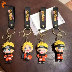 Naaruto 4 Designs 3D Keychains Set (12pcs Packet) 38/-pp