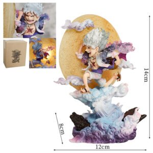 Highly Detailed luffy moon 14cm Figure Box and Blister