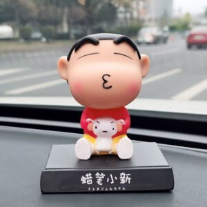 Shinchan with shero 2 Bobblehead With Box