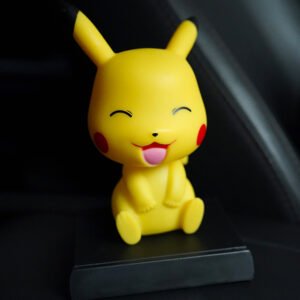 Pikachuu Closed Eye Bobblehead With Box