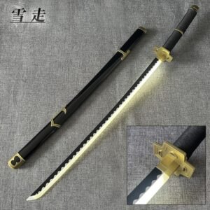 Zoro Black Wooden LED Katana 104cm