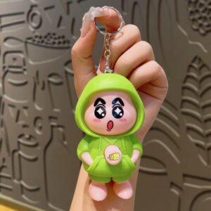 shinchan face changing keychain