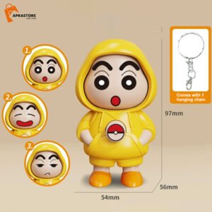 Shinchan Face Changing Keychian (Pack of 12) 42/- Per Piece