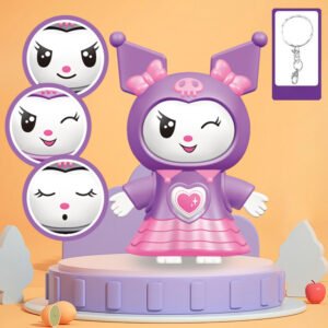 Kuromi Purple Face Changing Keychain (Pack of 12) 42/- Per Piece