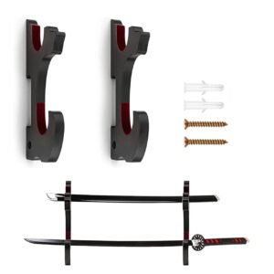 Two Layer Wooden Wall Mount Stand