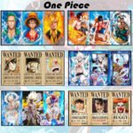 One Piece 3d Poster Mix Pack of 5 OPP Packing (95/- PP)