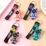 Astronaut Pack of 12pc Rubber keychain (15/- PP)