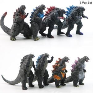Godzilla Action Figure Set of 8Pcs